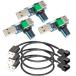 Kiligen 3 шт USB из 3 булавка /4 булавка PWM 5V USB рукав вентилятор источник питания адаптер кабель,USB вентилятор регулятор скорость управление ручка on /