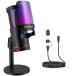 Zealsound USBge-ming Mike *Phone Mike конденсаторный микрофон mute кнопка машина Dio ido направленность RGB свет . штекер & Play 