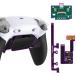 eXtremeRate ps5 контроллер BDM-030 040 050 соответствует RISE Plus MAX задний лопасть комплект, низ ракушка &amp;k Ricky to