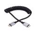 NFHK кабель USB-C модель C ho -тактный из Micro-USB3.0 мужской OTG стрейч пружина кабель 100cm удлинение 5Gb