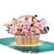  цельный день рождения карта, ручная работа 3D pop up,. день рождения карта, цветок карта, сообщение карта, "Семь, пять, три" праздник ., День матери, День отца, брак память день, Valentine .