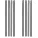 EnHike жаростойкий силиконовая трубка ST-350 &amp; ST-330 &amp; ST-340 &amp; ST-310 для φ4-φ6×125mm разрезанный .4шт.@( серый 
