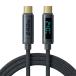 toocki USB C кабель 1m 240W LED дисплей имеется 5A/PD3.1 модель C кабель iPhone 17/iPhone 16
