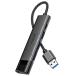 MOGOOD USB 3.0 ступица,Type A 3.0*4,Type C 5V источник питания снабжение,15cm удлинение кабель 5Gbps USB Hub, настольный,