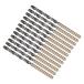 METALLIXITY дрель bit (3 mm)12 шт 4341 высокая скорость сталь прямой рисунок 118° чёрный золотой отделка медь aluminium дерево пластик средний твердость для металла 