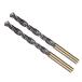 METALLIXITY дрель bit (6.5mm)2 шт 4341 высокая скорость сталь прямой рисунок 118° чёрный золотой отделка медь aluminium дерево пластик средний твердость для металла 