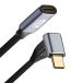 Type C удлинение кабель L знак 0.25M USB C to C удлинитель USB3.2 Gen2(10Gbps) 100W PD внезапный скорость зарядка соответствует na