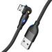 Micro USB кабель L знак type 180 раз вращение внезапный скорость зарядка высокая скорость данные пересылка нейлон плетеный высокая прочность USB Type A to Micro......