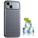 YUZOR iPhone 13 для кейс aluminium сплав охлаждающий .. смартфон кейс 2 слой цельный . соты структура сетка ударопрочный вооруженные силы США защита инженерия iPhone 1