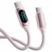 toocki usb c кабель 1M 100W LED дисплей имеется модель C PD/QC внезапный скорость зарядка typec нейлон плетеный 480Mbpste