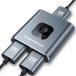 HDMI Switch переключатель 4k@60hz дистрибьютор интерактивный hdmi селектор aluminium 1 ввод 2 мощность /2 ввод 1 мощность ручной HDTV переключатель контейнер 