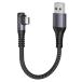 [L знак type * короткий .20CM]CONMDEX USB A to USB C кабель 10Gbps высокая скорость пересылка USB3.1 Gen2 3.1A QC3.0 внезапный скорость 