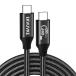 USB C to C кабель 1M 240W внезапный скорость зарядка [8K@60Hz/ 4K@120Hz видео выход ]USB 3.2 Gen 2x2 20Gbps высокая скорость 