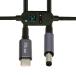 Cablecc 140W USB-C ввод - DC 5.5 * 2.5mm мощность Smart LED дисплей имеется 20V 15V 12V 9V 5V электро- 
