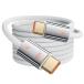 toocki usb c кабель 240W PD/QC соответствует внезапный скорость зарядка супер тонкий коннектор модель C кабельная стяжка имеется зарядка для charge белый iP
