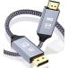 4K DisplayPort ( дисплей порт ) - HDMI изменение кабель 2M,DP to HDMI изменение код одиночный person направление . отправка нейлон плетеный элемент 