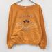 90s~ BIGI Bigi тренировочный / футболка la gran рукав Vintage orange б/у одежда 
