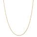 Solid 14k Yellow Gold 1.2mm Parisian Wheat Chain Necklace - with Secure Lobster Lock Clasp 22