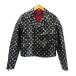  Louis Vuitton монограмма байкерская куртка женский черный LOUIS VUITTON б/у [ одежда * мелкие вещи ]