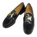  Hermes кожа Loafer женский черный HERMES б/у [ одежда * мелкие вещи ]