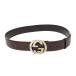 Gucci Inter locking G Guccisima ремень 95/38 114984 унисекс Brown GUCCI б/у [ одежда * мелкие вещи ]