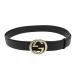  Gucci Guccisima Inter locking G пряжка ремень 114984 унисекс черный GUCCI б/у [ одежда * мелкие вещи ]