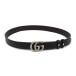  Gucci двойной G двусторонний ремень 90/36 643847 унисекс черный Brown GUCCI б/у [ одежда * мелкие вещи ]