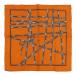  Hermes Calle 45borute.k шарф унисекс orange HERMES б/у [ одежда * мелкие вещи ]
