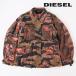  дизель DIESEL милитари блузон жакет женский камуфляж камуфляж рисунок Logo значок подкладка имеется Vintage чувство W-CLEA