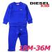  дизель Kids DIESEL KID тренировочный верх и низ в комплекте baby Boy девушка унисекс хлопок длинный рукав детская одежда мужчина девочка SCONFBPALLYB-SET