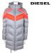  diesel DIESEL real down jacket lady's color scheme switch middle height f- dead down coat W-PATLONG-NEW
