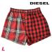  дизель DIESEL брюки нижнее белье нижний одежда мужской талия резина в клетку трусы UMBX-ROBBS-SC