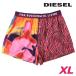  дизель DIESEL трусы брюки нижнее белье нижний одежда мужской Zebra рисунок графика принт переключатель талия резина UUBX-STARK-EL_