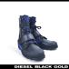 ディーゼルブラックゴールド DIESEL BLACK GOLD ショートブーツ 靴 メンズ サイドジップ レースアップ レザー切替 S181-2