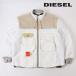  дизель DIESEL Zip выше жакет мужской боа переключатель нейлон с хлопком W-HOWE-FUR