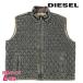  дизель DIESEL Zip выше Denim лучший мужской Vintage woshu обработка с хлопком стеганое полотно D-KUR-FS