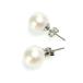 結婚 式 アクセサリー ゲスト パール　真珠　本真珠キャッチピアス　10-10.5ｍｍ　