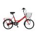  bicycle mini bicycle small wheel bike cyma ComO'rade( Como la-do) M red 20 -inch ATM009