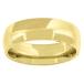 14kt Gold Unisex Dome Polished Comfort-fit 6mm-SZ13 Wedding Engagement