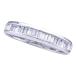 Jewels By Lux Sterling Silver Womens Baguette Diamond Wedding Band 1/4