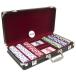Dynamic Poker Set in Black Aluminum Case with 500 Chips (Black) (3"H x 23"W