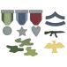 We R Memory Keepers, 2-Inch by 2-Inch, Military Die Set by QUICKUTZ