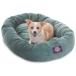 32 inch Azure Villa Collection Micro Velvet Bagel Dog Bed By Majestic Pet P
