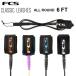 ���[�V���R�[�h  FCS �G�t�V�[�G�X ALL ROUND CLASSIC LEASH 6�f �I�[�����E���h�N���b�V�b�N���[�V�� 6ft ���[�V�� �p���[�R�[�h �T�[�t�{�[�h �V���[�g�{�[�h