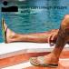 [ упаковка нет рассылка ] пляжные шлепанцы мужской INDOSOLE Индия подошва MEN*S EASY LIVING FLIP FLOPS -Matcha- сандалии / серфинг / уличный 