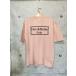 COLORS MACHINE CREATE Over Silhouette S/S- футболка [signboard]-dusty pink- Biker мода ske-ta- мода over Silhouette футболка 