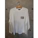 COLORS MACHINE CREATE BIG Silhouette L/S- футболка [two line]-white- long T Biker мода ske-ta- мода большой Silhouette long T