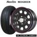  Daytona G2 black 13 -inch 4 hole 100 155/70R13 NEOLIN NEOGREEN tire wheel 4 pcs set light car 