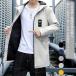  jacket long men's spring coat with a hood . springs jacket jumper blouson trench coat spring autumn outer Parker 