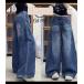 широкий Denim брюки женский брюки Denim низ flare pants длинные брюки широкий брюки джинсы ji- хлеб Denim брюки широкий распорка весна лето осень 